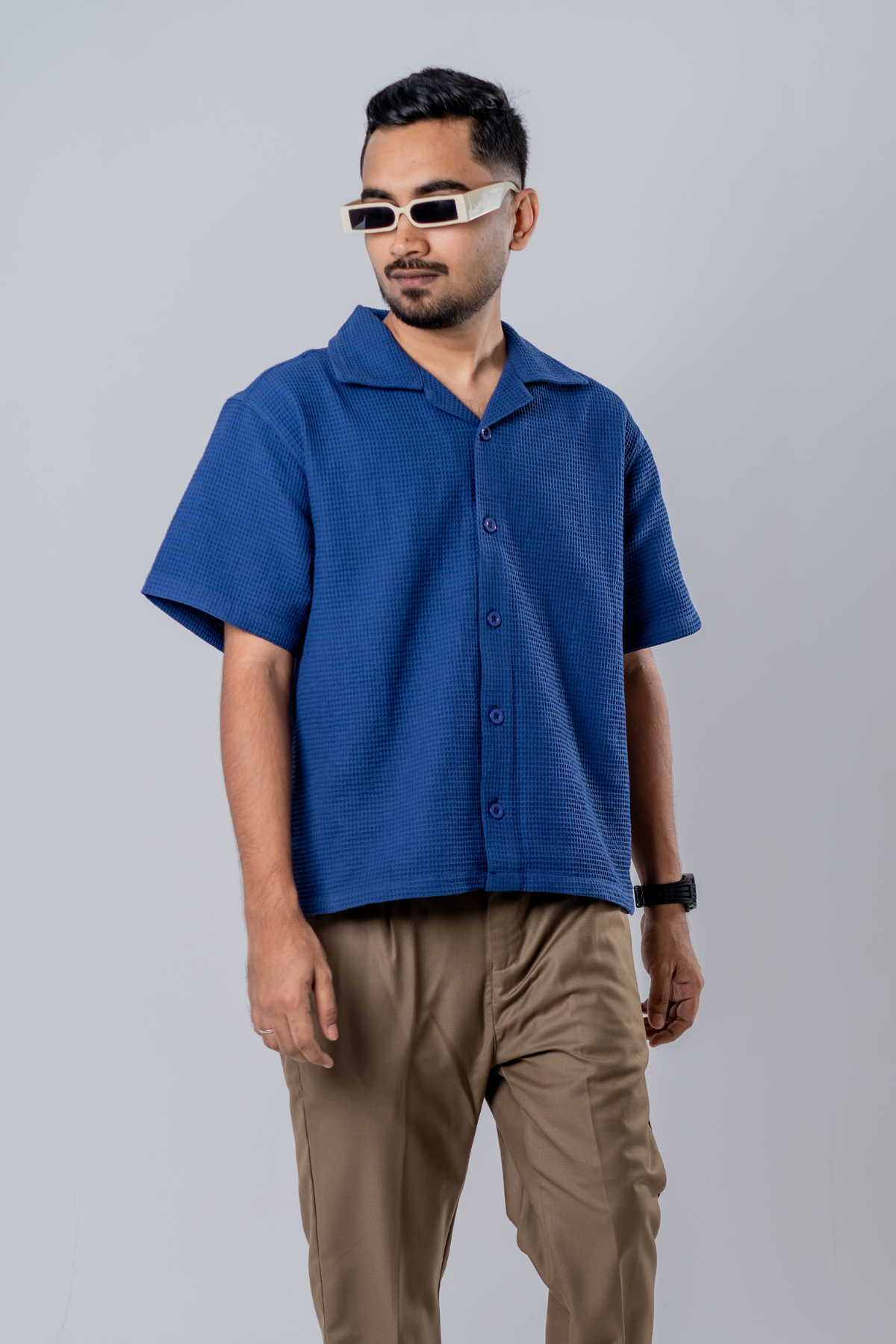 Box Fit Waffle Shirt