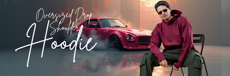 Oversized Drop Shoulder Hoodie