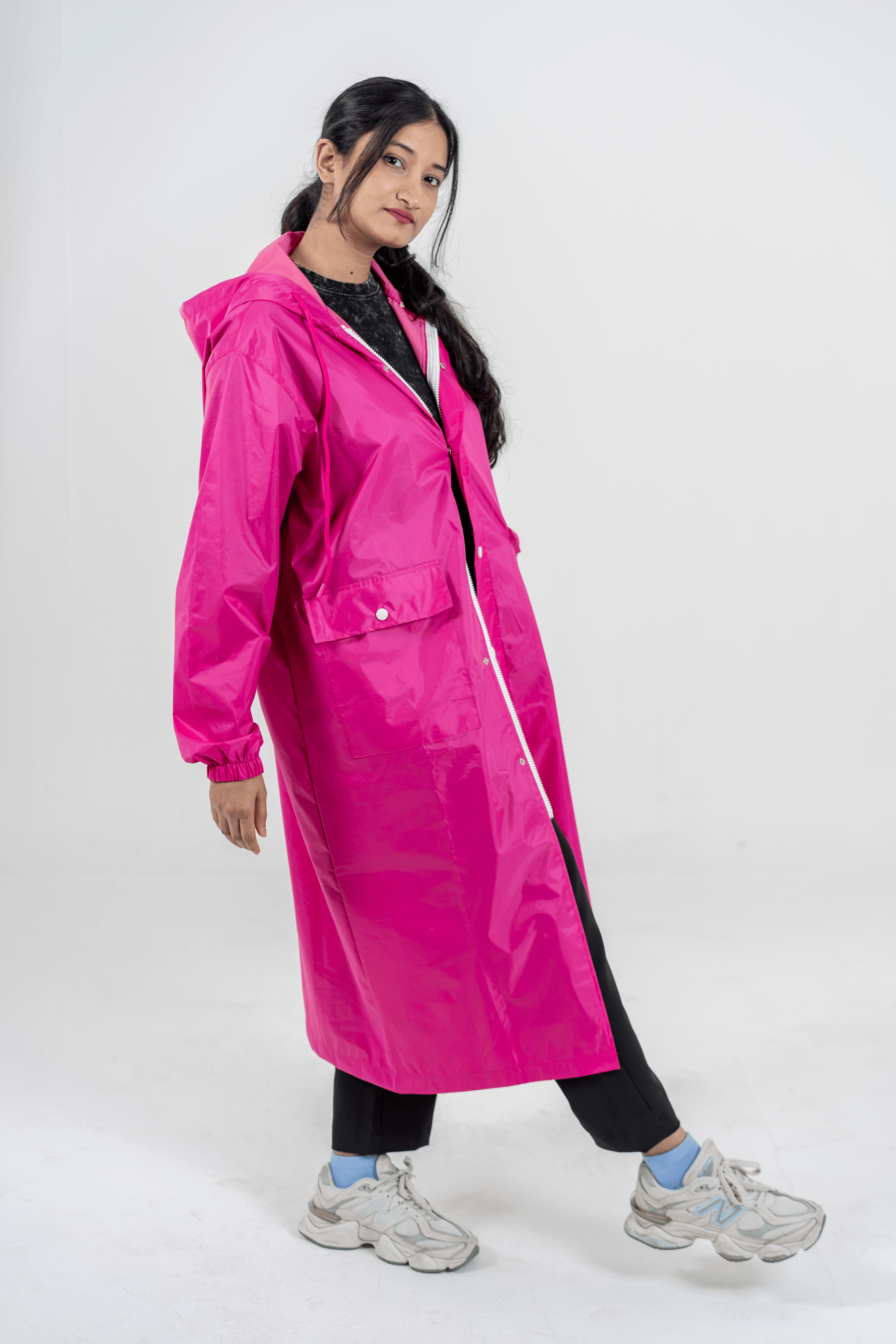 Mad Koffee Raincoat - Pink Storm