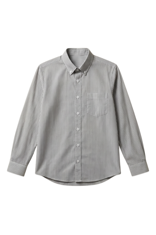 Load image 1 in gallery view. AirLight Button-down Shirts – Grey Striped