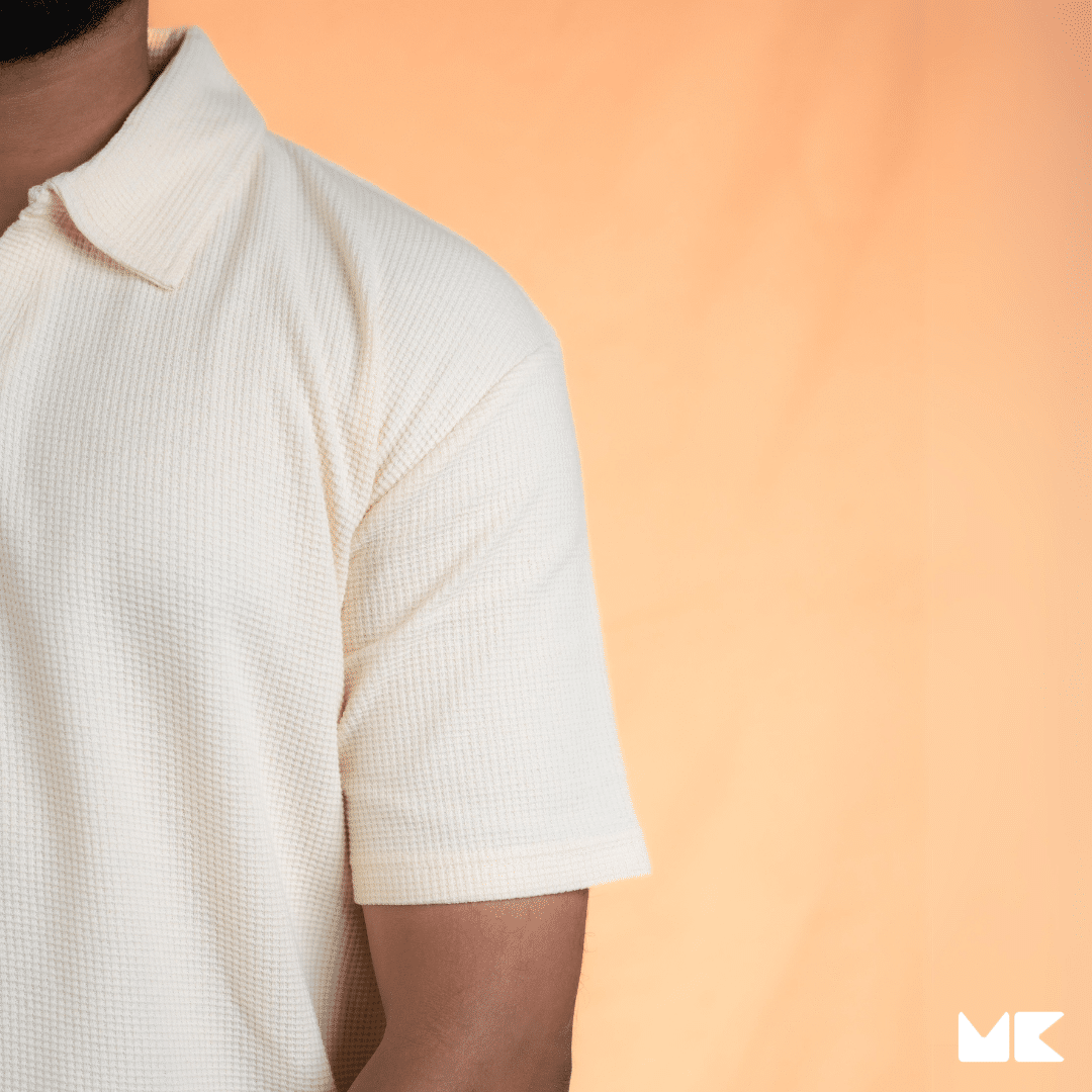 Waffle Fabric Polo T-Shirts for Men and Women | Unisex | Stylish and Comfortable | Mad Koffee Fashion Upgrade your wardrobe with our unisex waffle fabric polo t-shirts. Made from premium waffle-textured fabric, these polo tees offer a breathable fit and a sleek, versatile look, perfect for any casual or semi-formal setting.