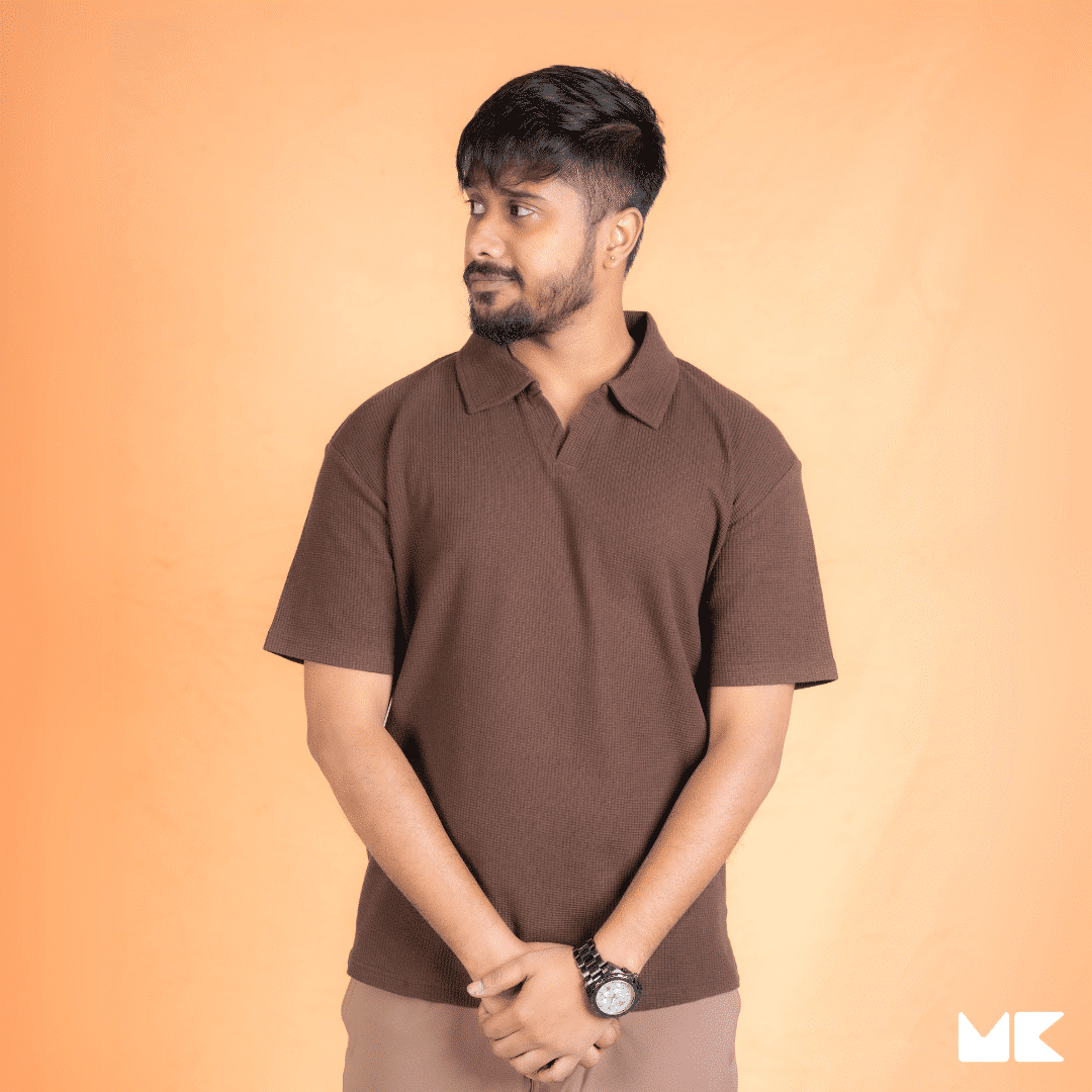 Waffle Fabric Polo T-Shirts for Men and Women | Unisex | Stylish and Comfortable | Mad Koffee Fashion Upgrade your wardrobe with our unisex waffle fabric polo t-shirts. Made from premium waffle-textured fabric, these polo tees offer a breathable fit and a sleek, versatile look, perfect for any casual or semi-formal setting.