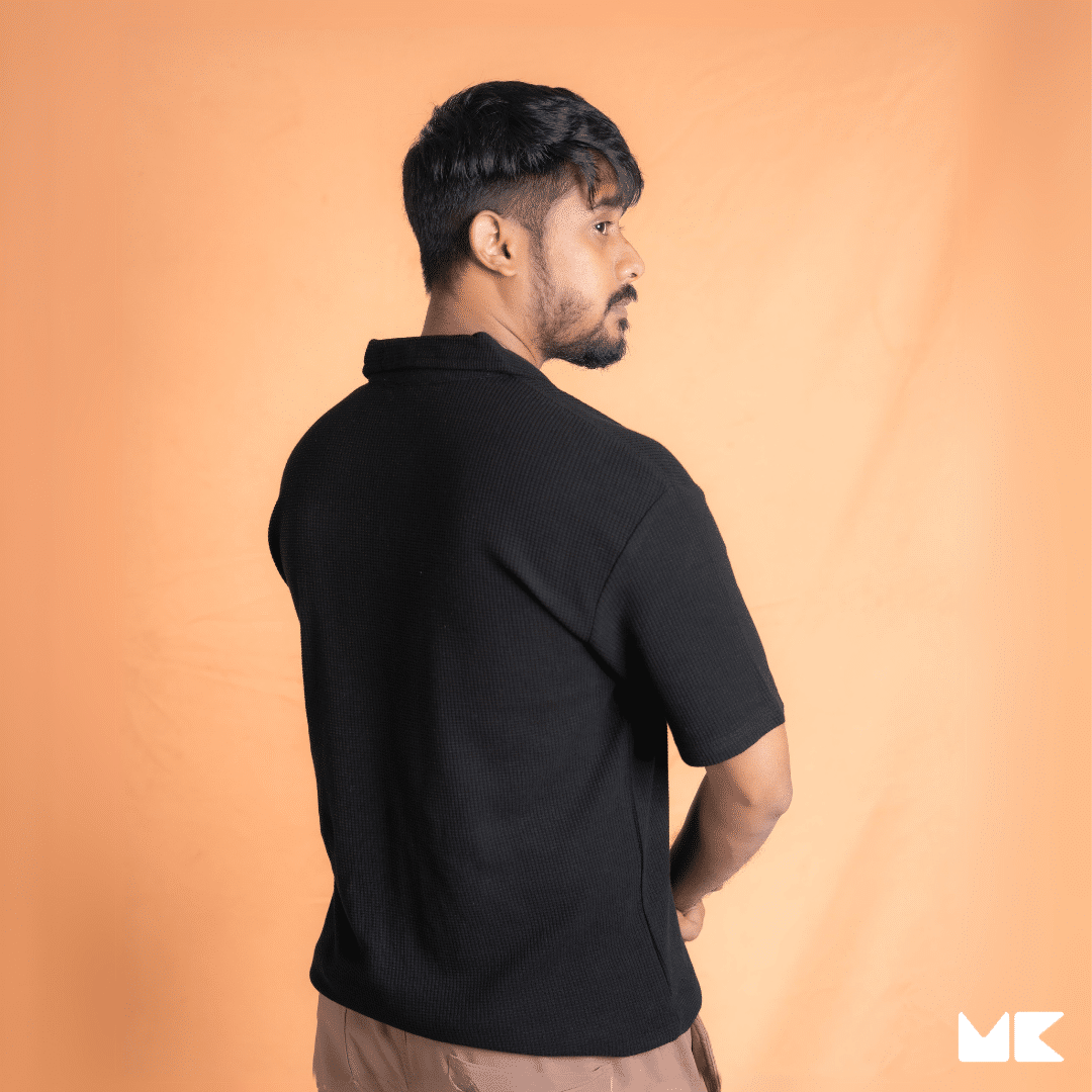 Waffle Fabric Polo T-Shirts for Men and Women | Unisex | Stylish and Comfortable | Mad Koffee Fashion Upgrade your wardrobe with our unisex waffle fabric polo t-shirts. Made from premium waffle-textured fabric, these polo tees offer a breathable fit and a sleek, versatile look, perfect for any casual or semi-formal setting.