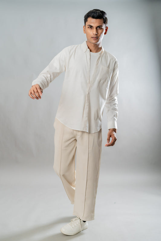 Button-Down Oxford Shirt – Storm White