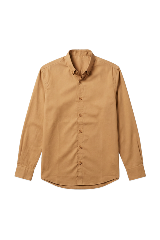 Button-Down Oxford Shirt – Mocha Dust