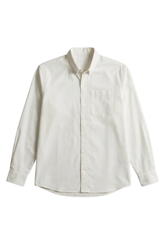Button-Down Oxford Shirt – Storm White