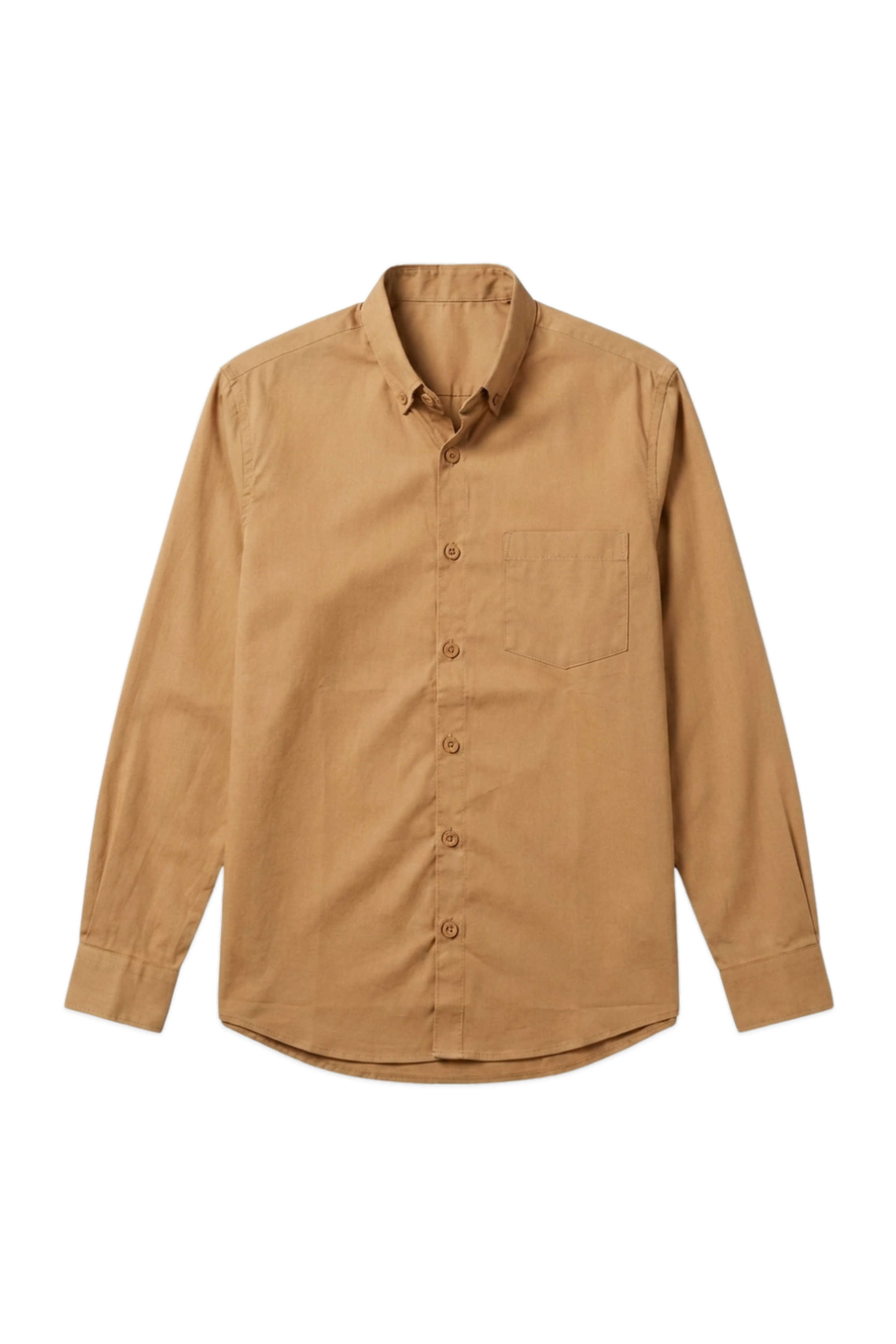 Button-Down Oxford Shirt – Mocha Dust