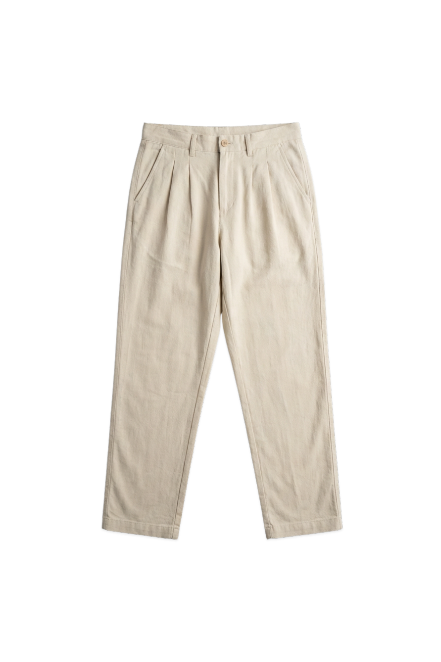 Linen Relaxed Fit Pant – Ivory Cream