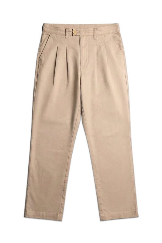 Linen Relaxed Fit Pant – Soft Beige