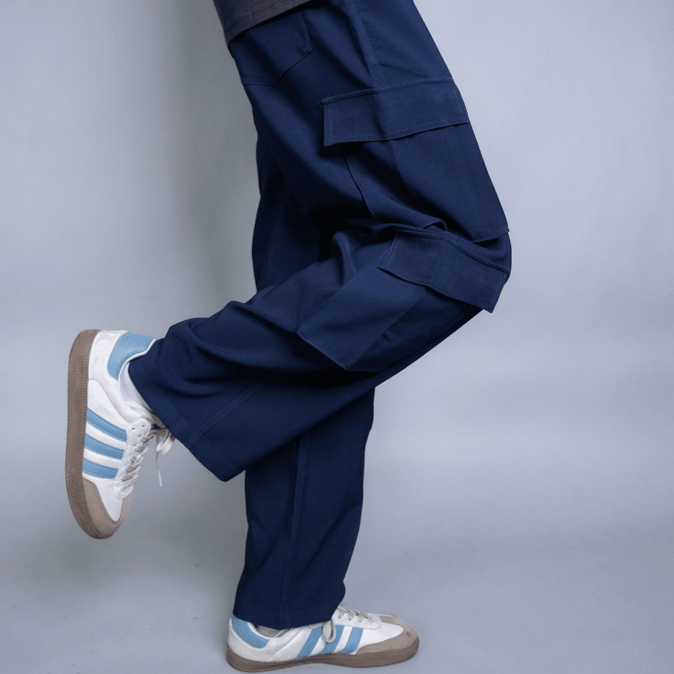 8 Pocket Baggies – Blue Macchiato (Navy Blue)