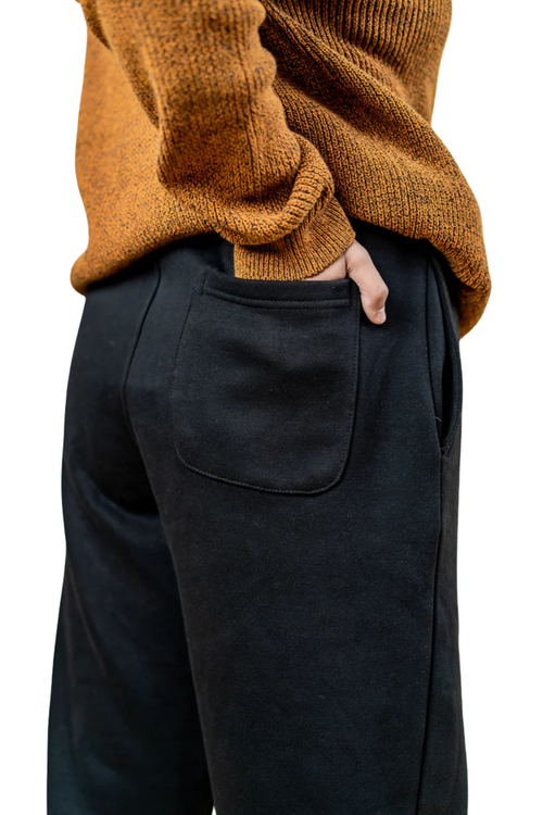 Load image 1 in gallery view. Relaxed Fit Sweatpants - Black