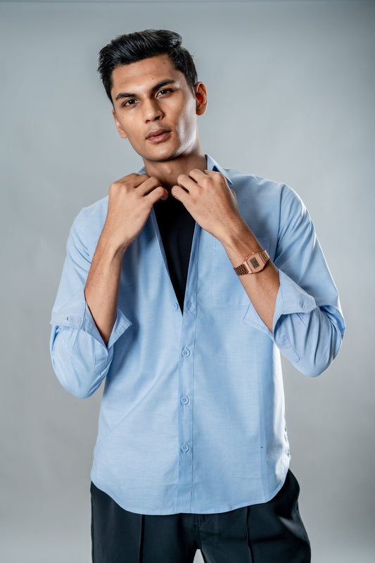 Button-Down Oxford Shirt – Ocean Breeze