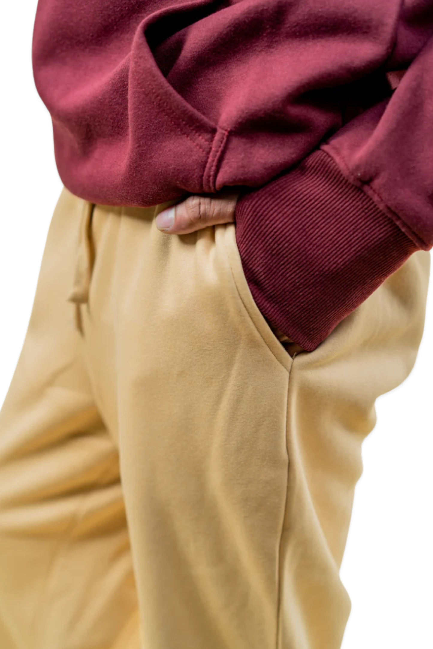 Relaxed Fit Sweatpants - Beige
