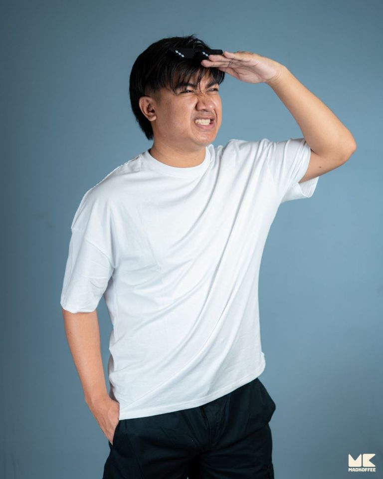 Oversized Drop Shoulder T-Shirt – White