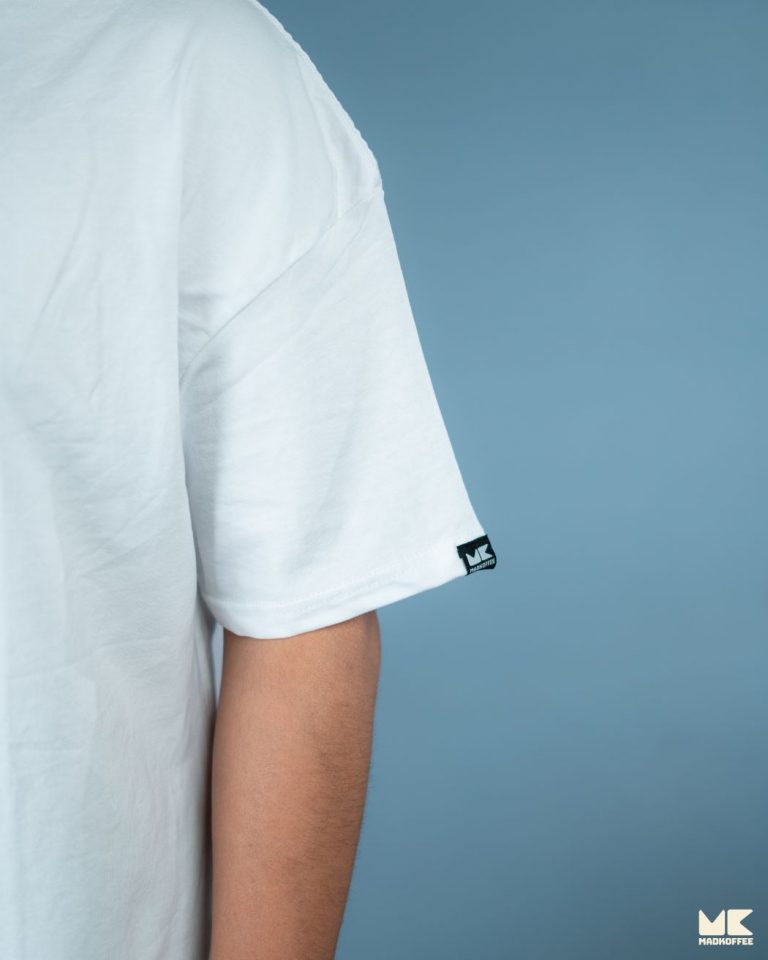 Oversized Drop Shoulder T-Shirt – White