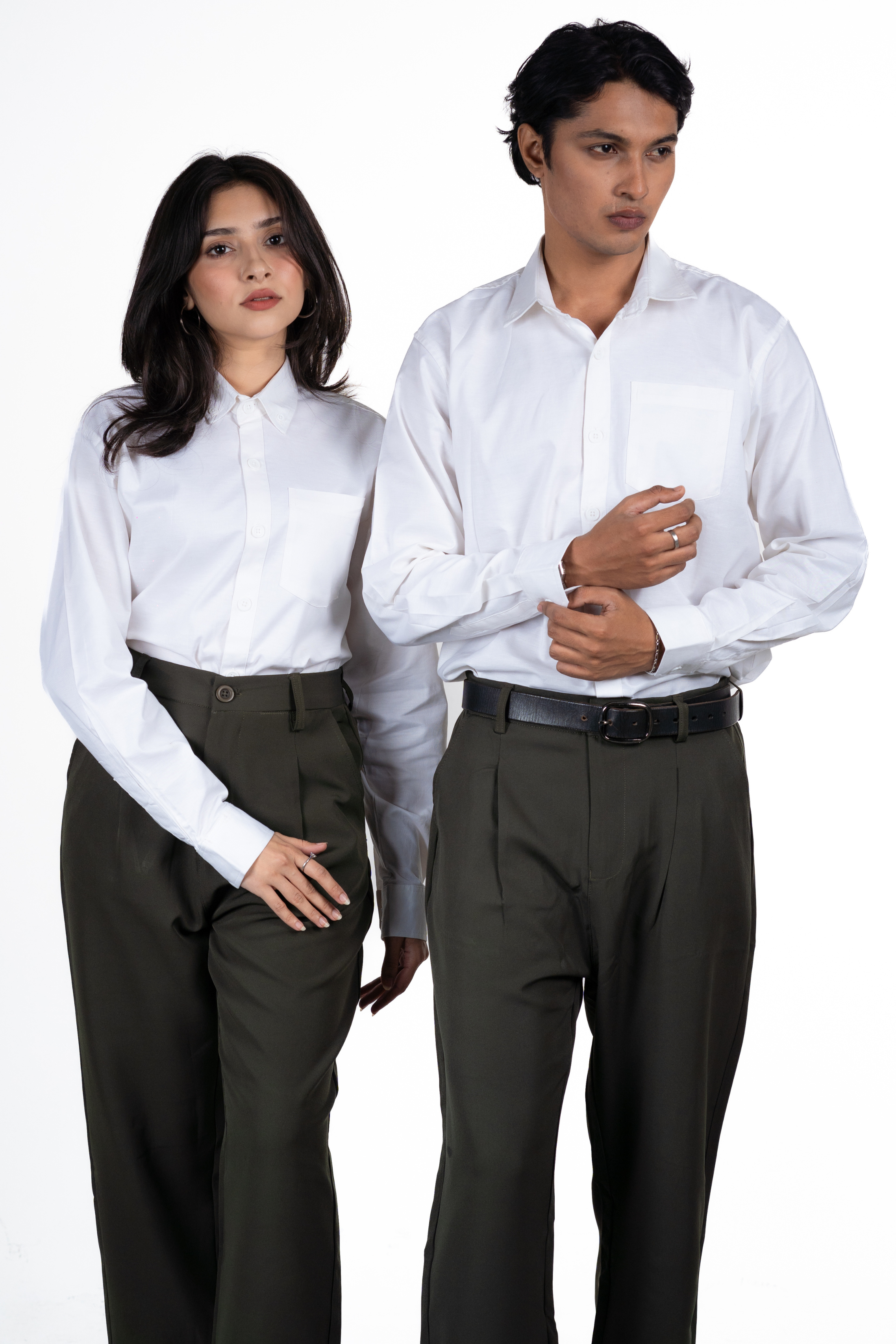 Button-Down Oxford Shirt – Storm White