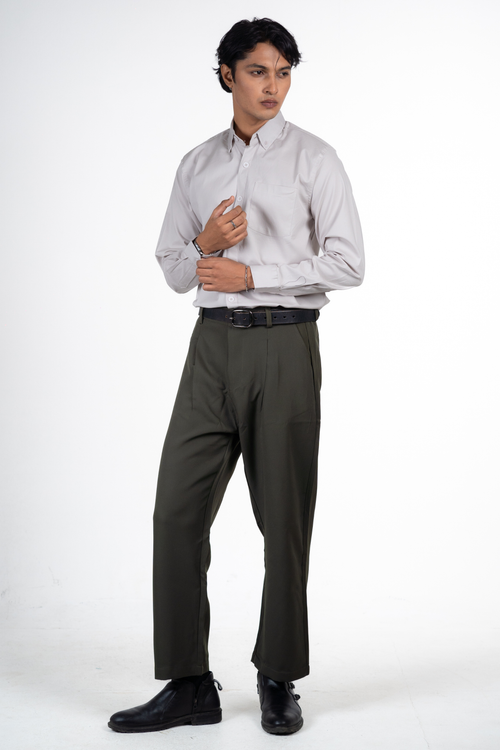 Load image 1 in gallery view. Button-Down Oxford Shirt – Vanilla Cream