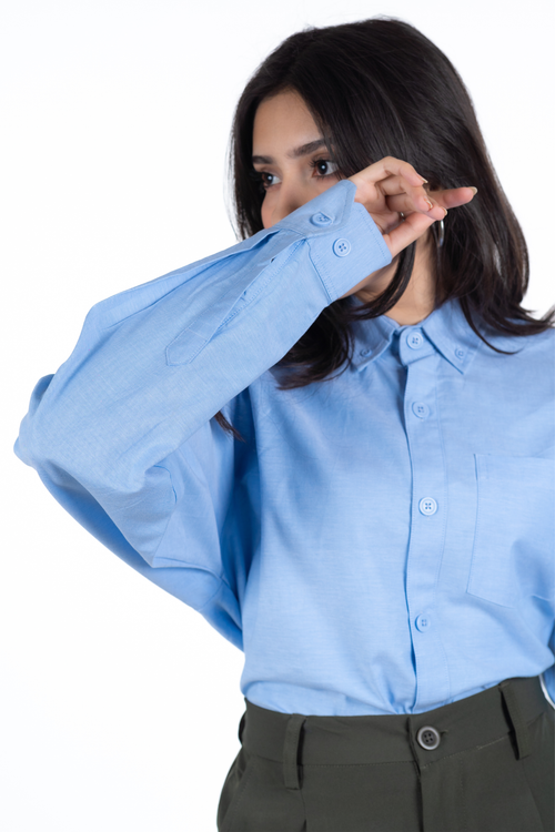 Load image 1 in gallery view. Button-Down Oxford Shirt – Ocean Breeze