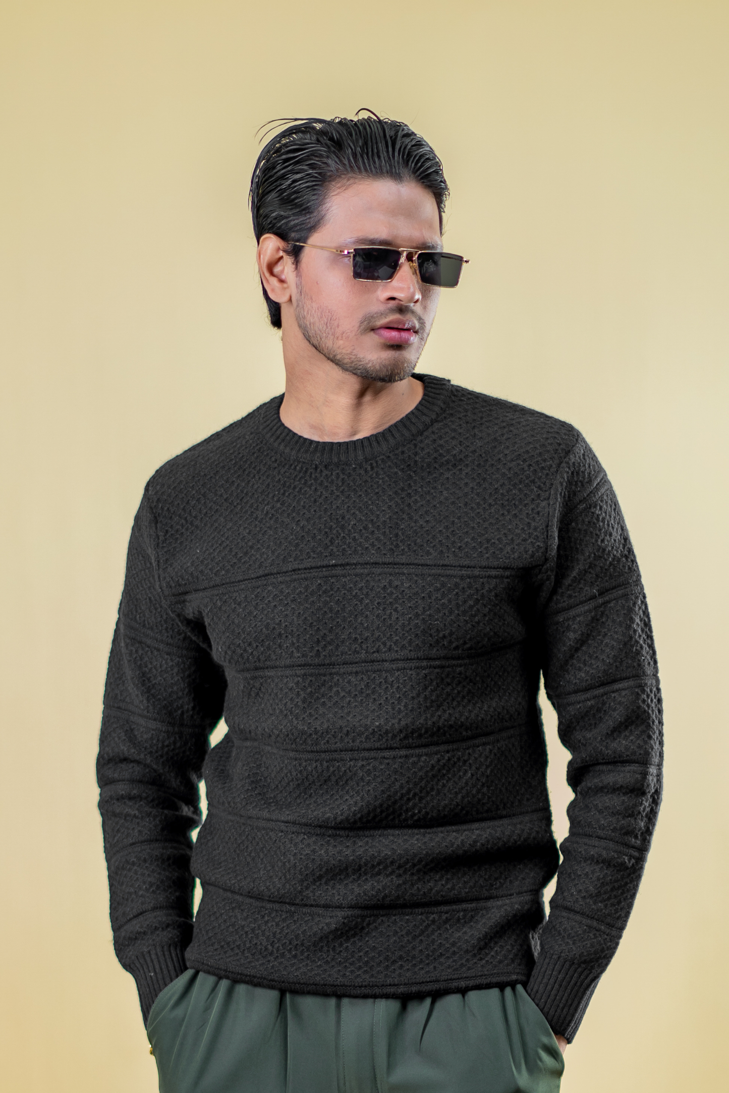Polyamide Sweater: Black
