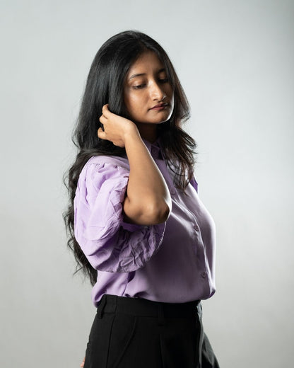 Airy Drapes Shirt Top for Women – Bloom