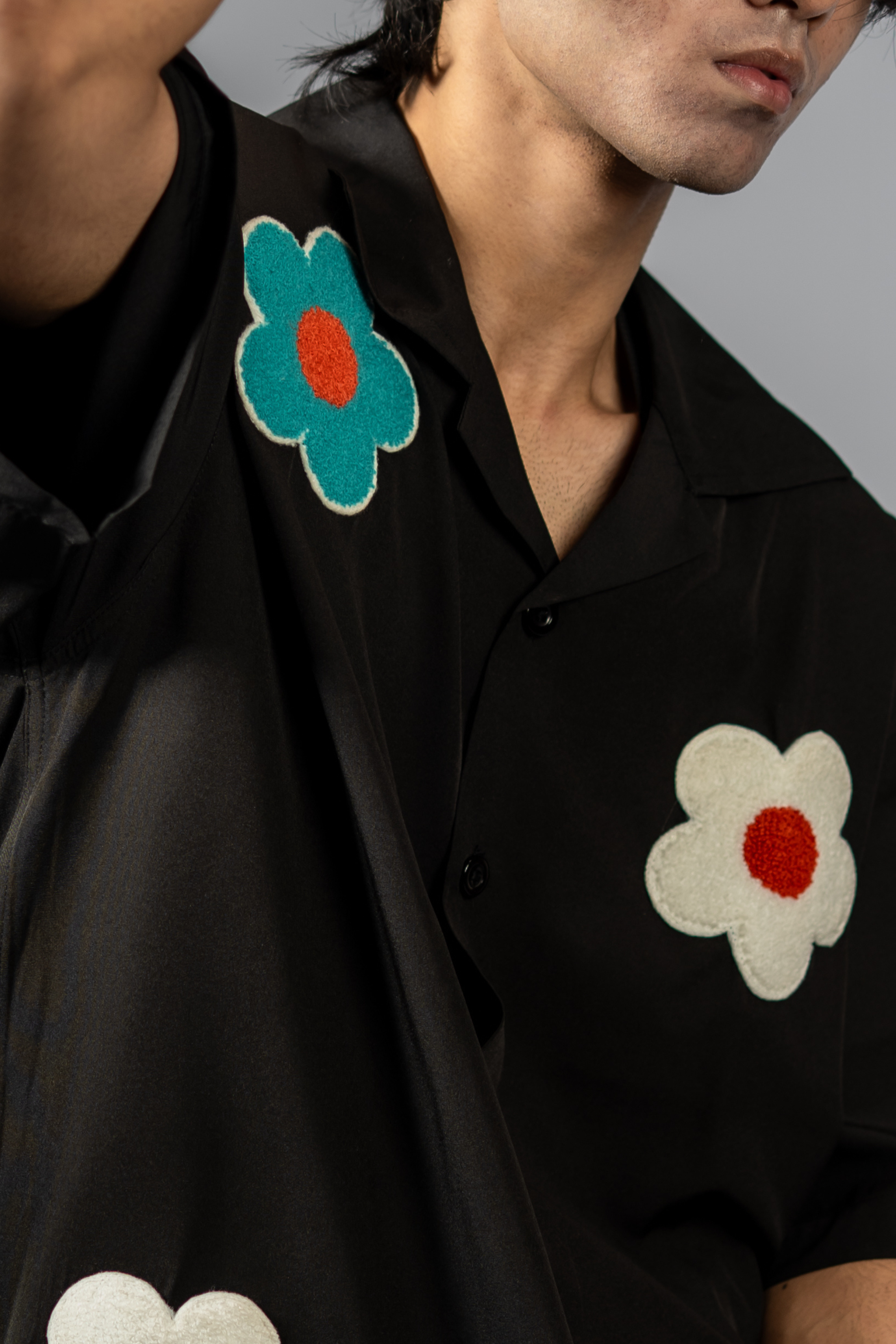 Offbeat Patch Shirt - Black