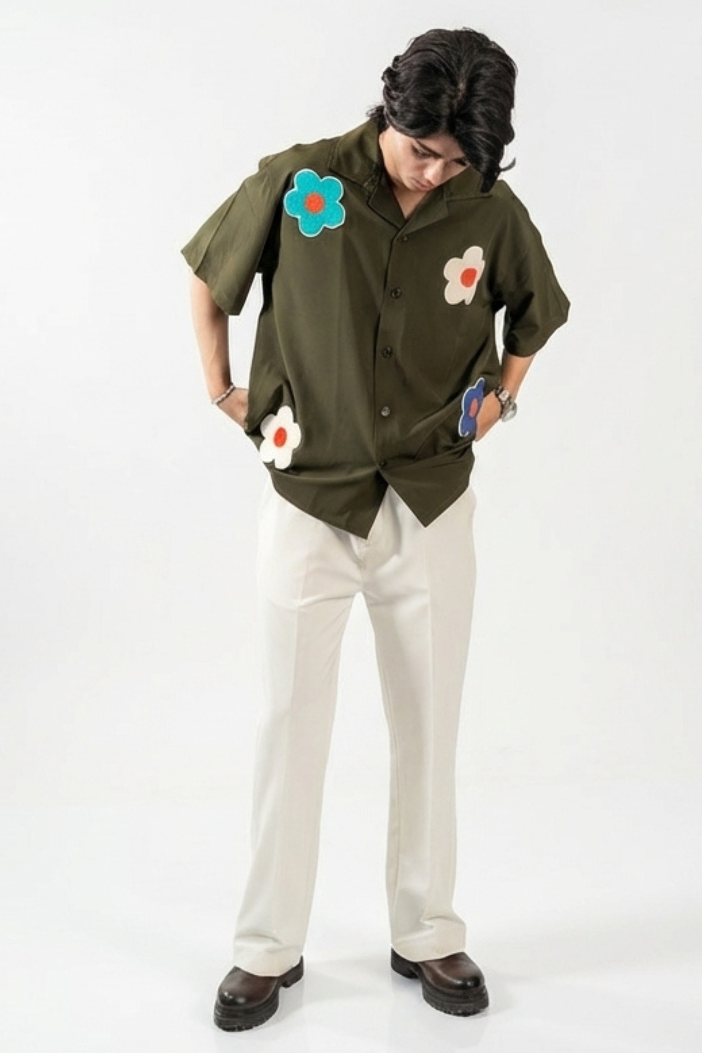 Bootcut Pajamas - Off White