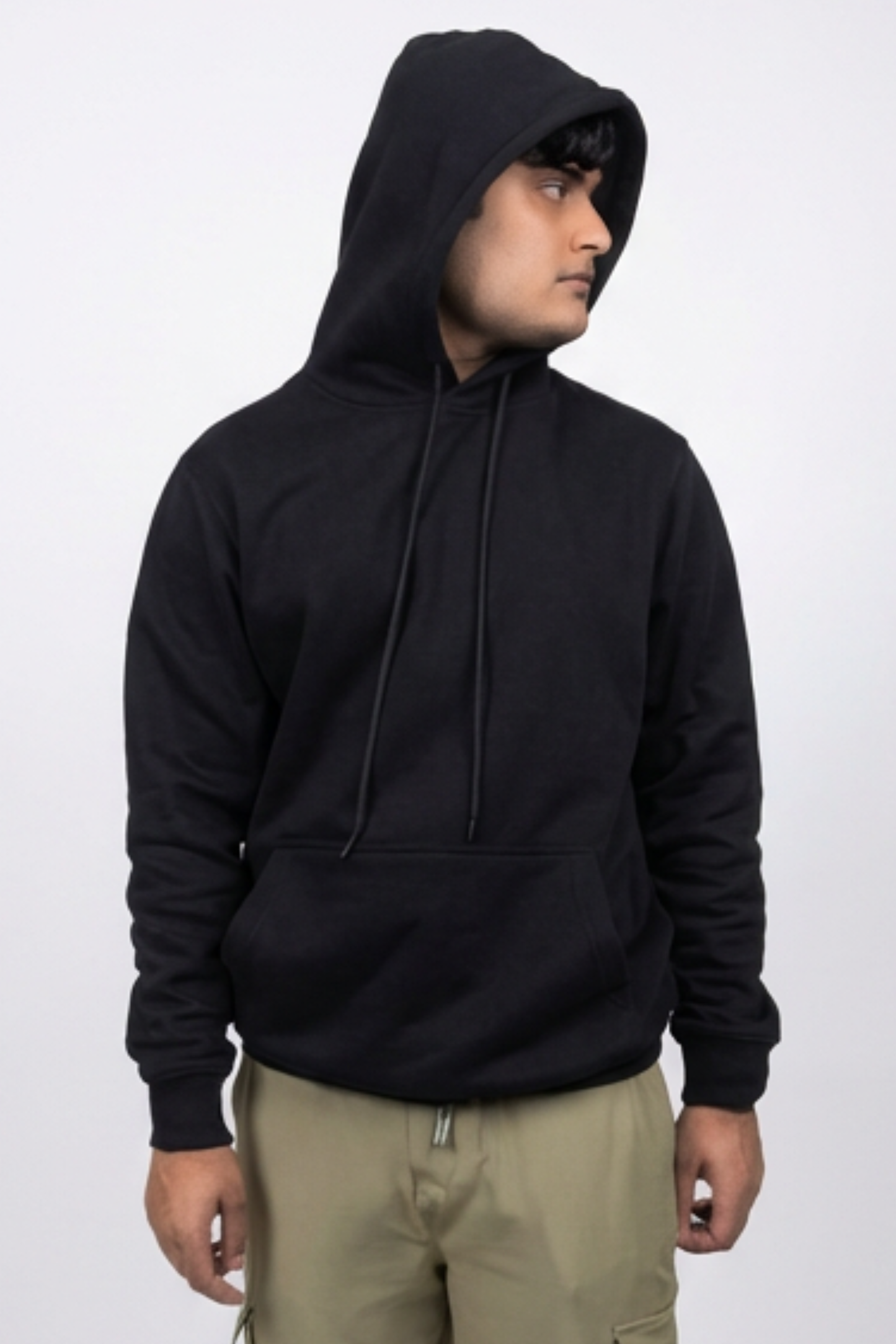 Heavyweight Relaxed Fit Hoodie - Black