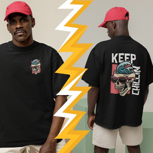 Funky Printed Oversized Drop Shoulder T-Shirts for Men | Comfortable Cotton Fabric | Mad Koffee Fashion Explore our bold and vibrant funky printed oversized drop shoulder t-shirts. Made from soft, comfortable cotton fabric, these tees feature eye-catching and unique graphics. Perfect for those who love to stand out with fun, colorful, and expressive designs.