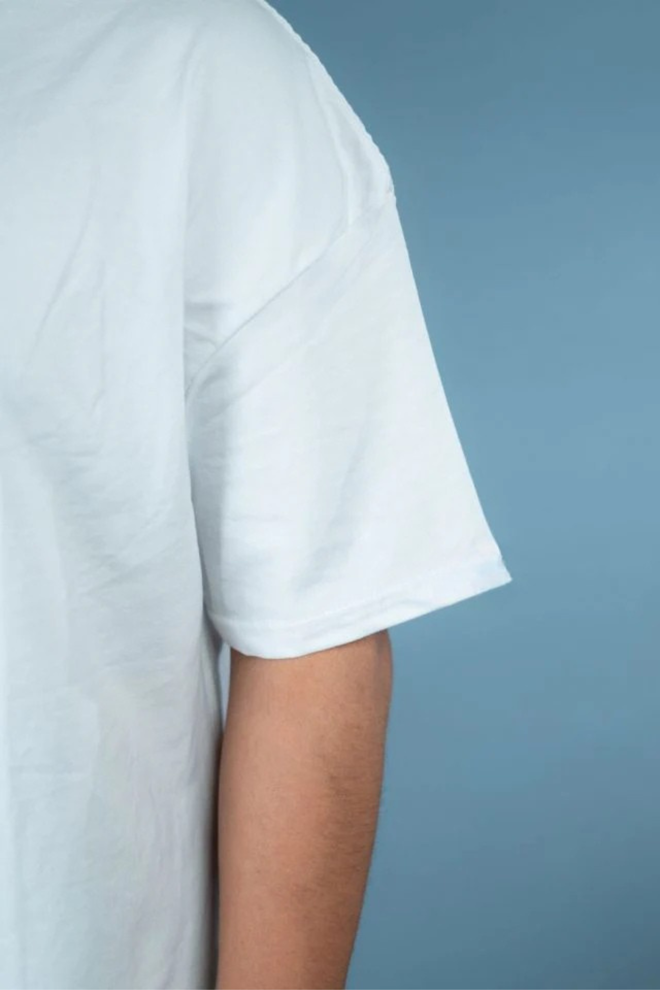 Oversized Drop Shoulder T-Shirt – White