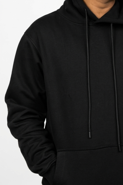 Heavyweight Relaxed Fit Hoodie - Black