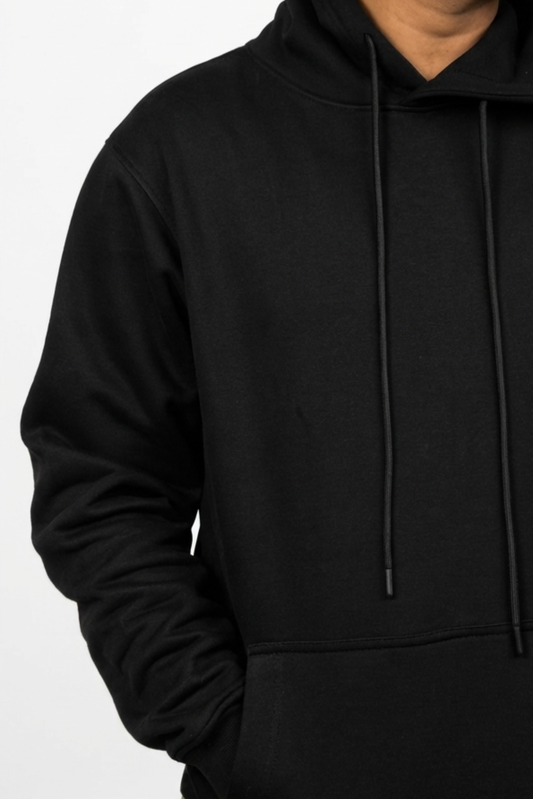 Heavyweight Relaxed Fit Hoodie - Black