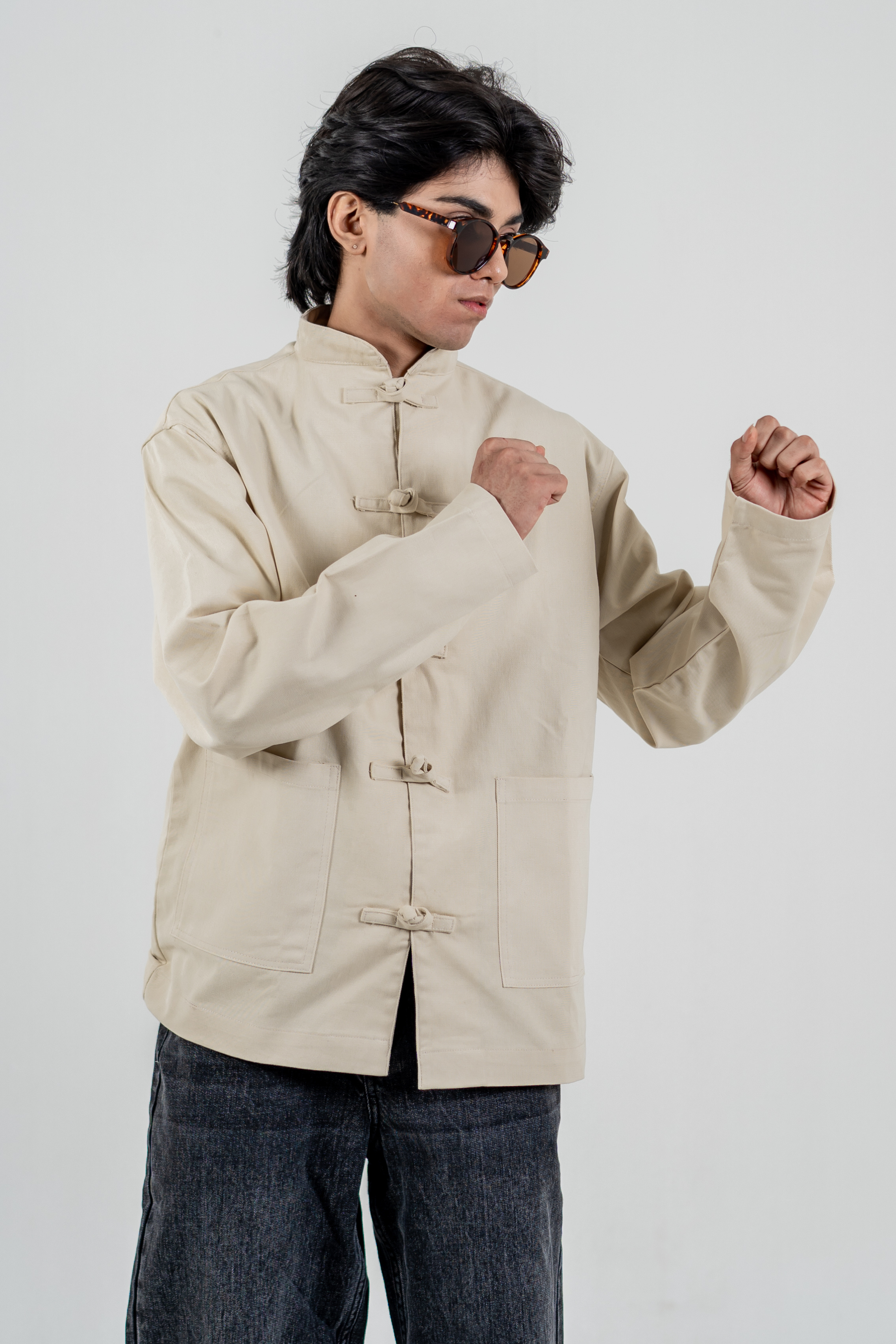 Elevate Shacket – Oatmeal