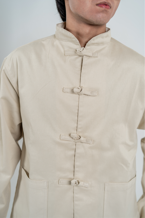 Load image 1 in gallery view. Elevate Shacket – Oatmeal