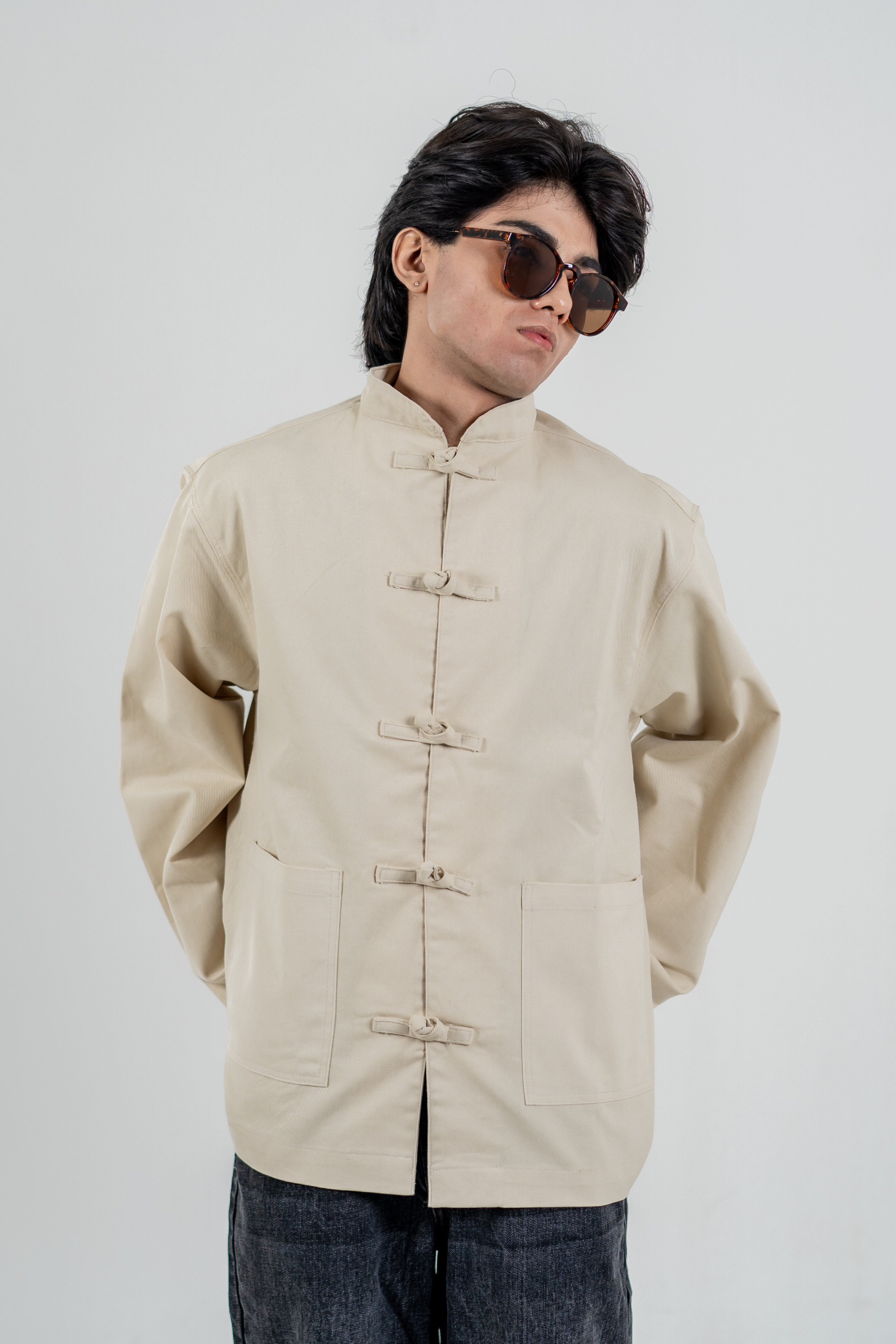 Elevate Shacket – Oatmeal