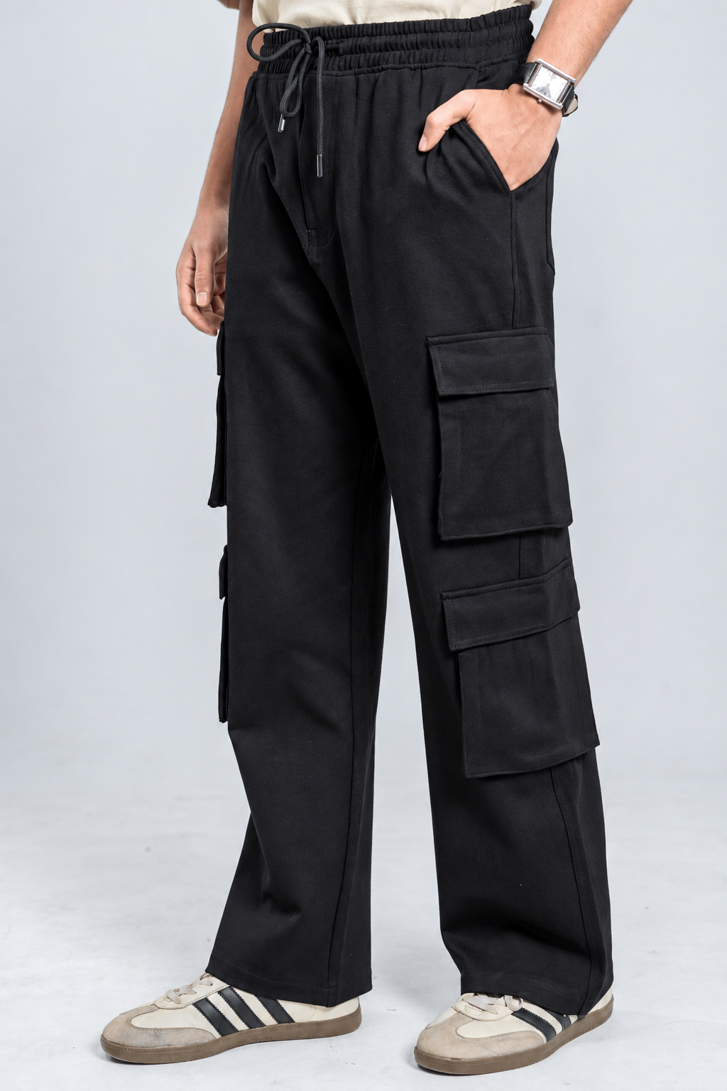 Mad Koffee 4 Way Stretch 8 Pocket Baggies - Black