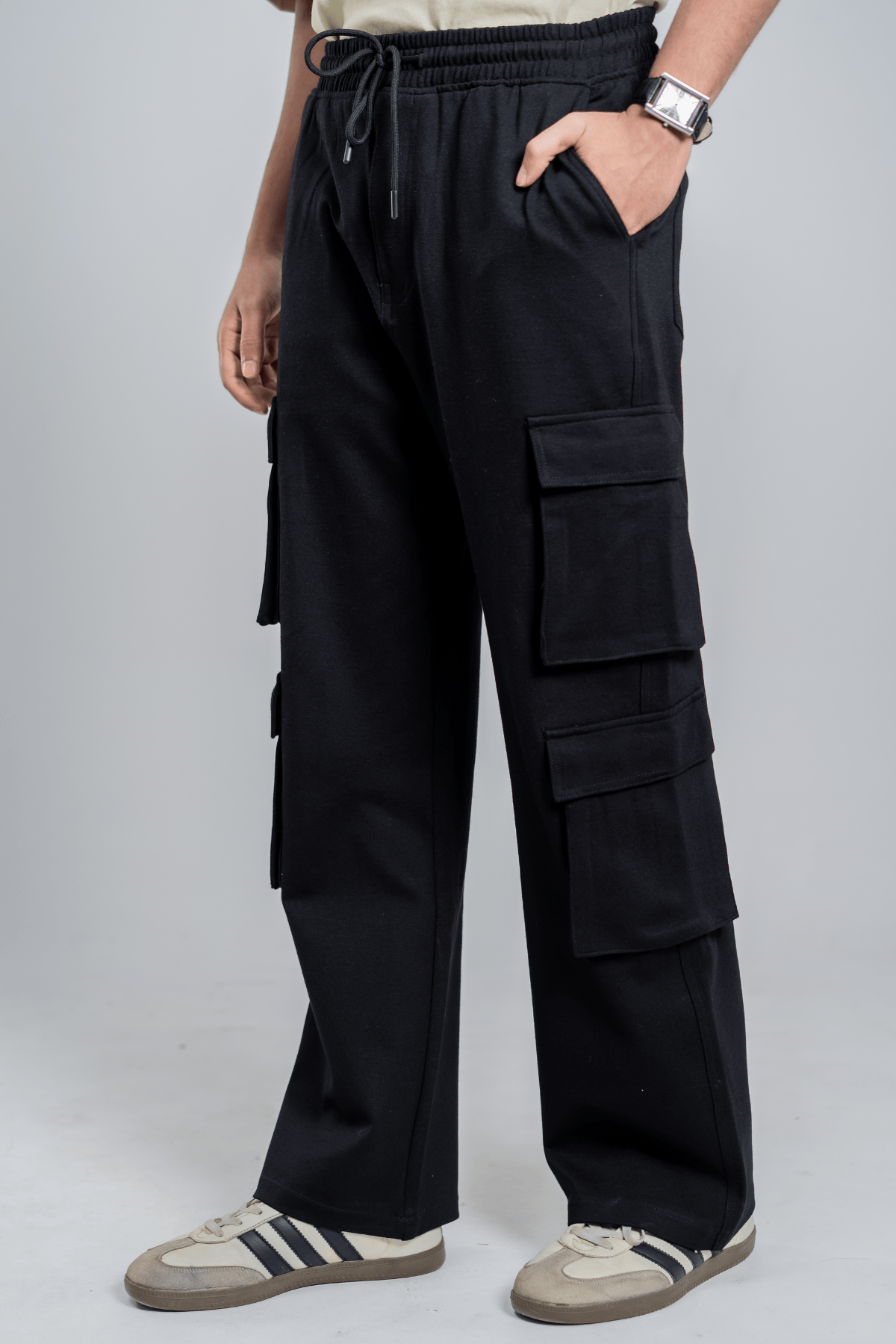 Mad Koffee 4 Way Stretch 8 Pocket Baggies - Black