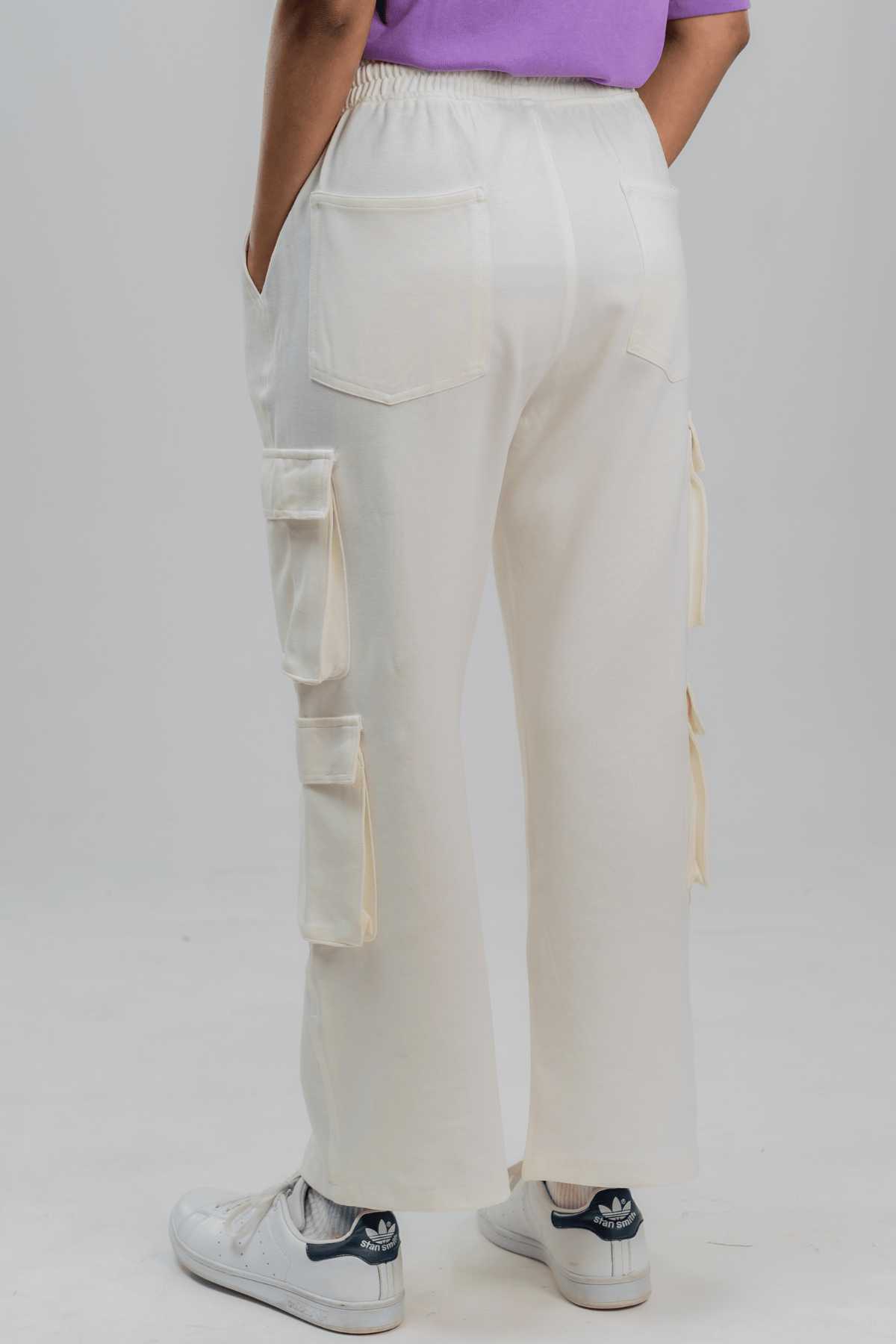Mad Koffee 4 Way Stretch 8 Pocket Baggies - Cloud White