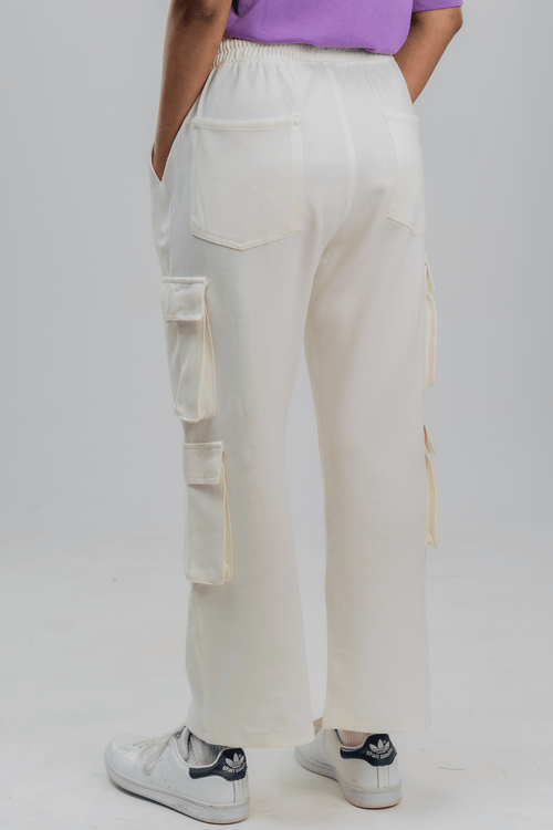 Load image 1 in gallery view. Mad Koffee 4 Way Stretch 8 Pocket Baggies - Cloud White
