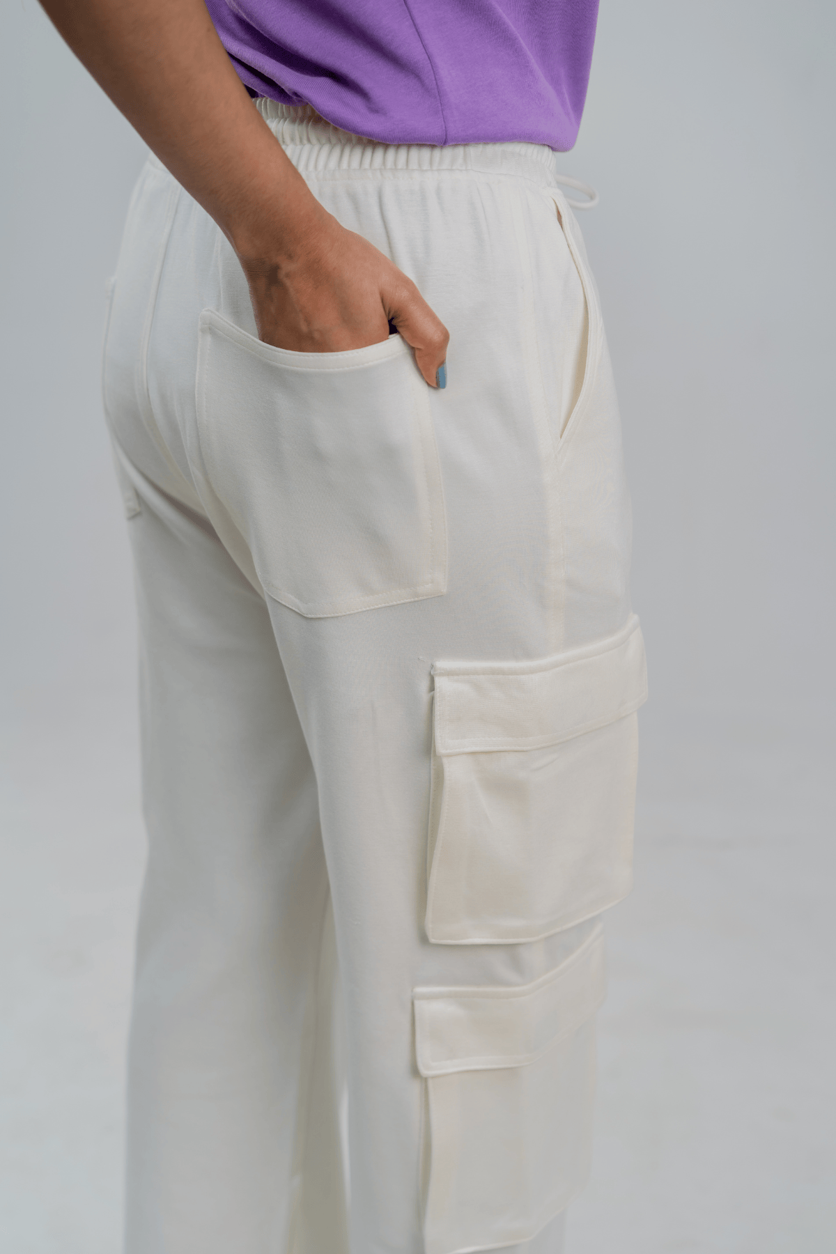 Mad Koffee 4 Way Stretch 8 Pocket Baggies - Cloud White