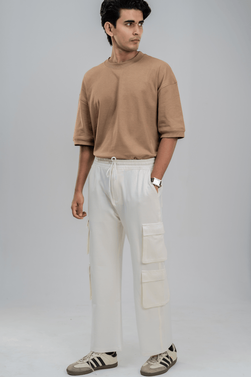 Load image 1 in gallery view. Mad Koffee 4 Way Stretch 8 Pocket Baggies - Cloud White