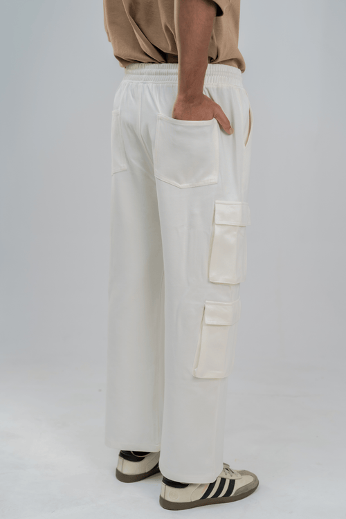 Load image 1 in gallery view. Mad Koffee 4 Way Stretch 8 Pocket Baggies - Cloud White