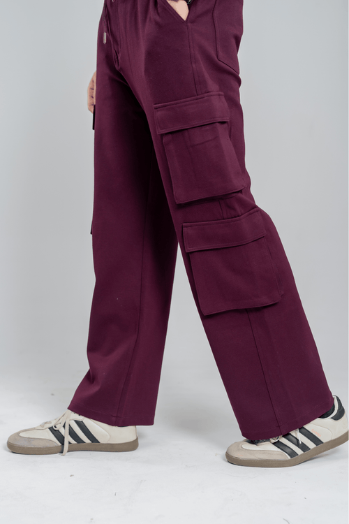 Load image 1 in gallery view. Mad Koffee 4 Way Stretch 8 Pocket Baggies - Deep Maroon