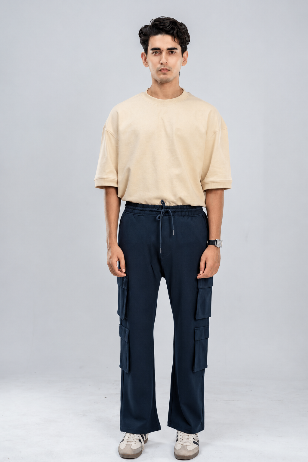 Mad Koffee 4 Way Stretch 8 Pocket Baggies - Midnight Navy