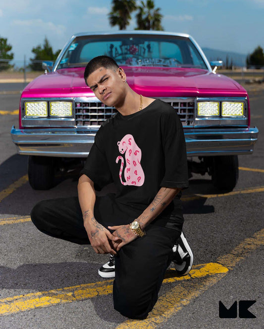 Pink Felis - Printed Oversized T