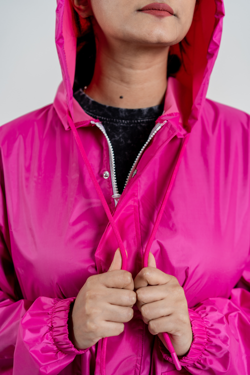 Load image 1 in gallery view. Raincoat - Pink Storm