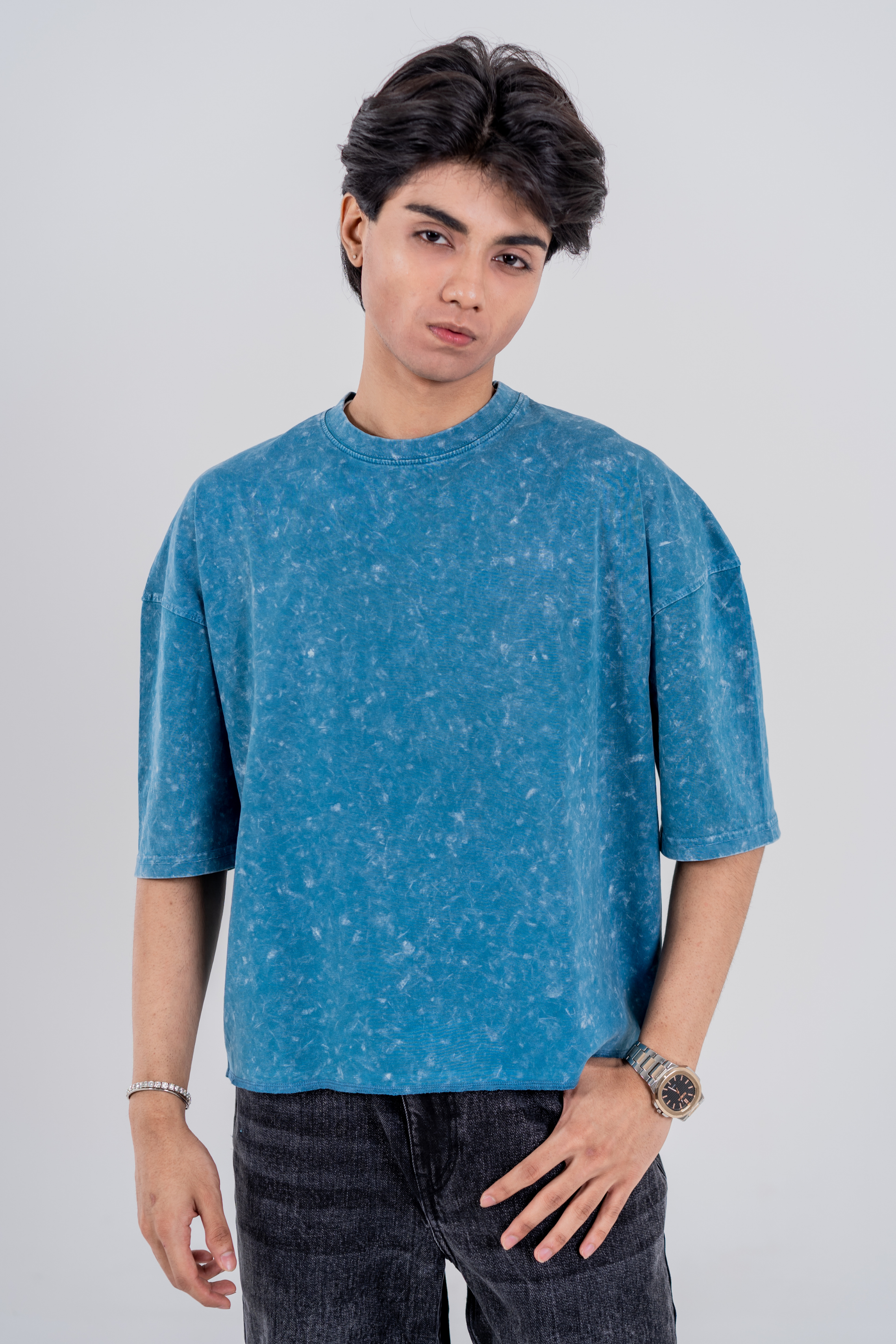 Men’s Full Pour Acid Wash Tee – Ocean Mineral