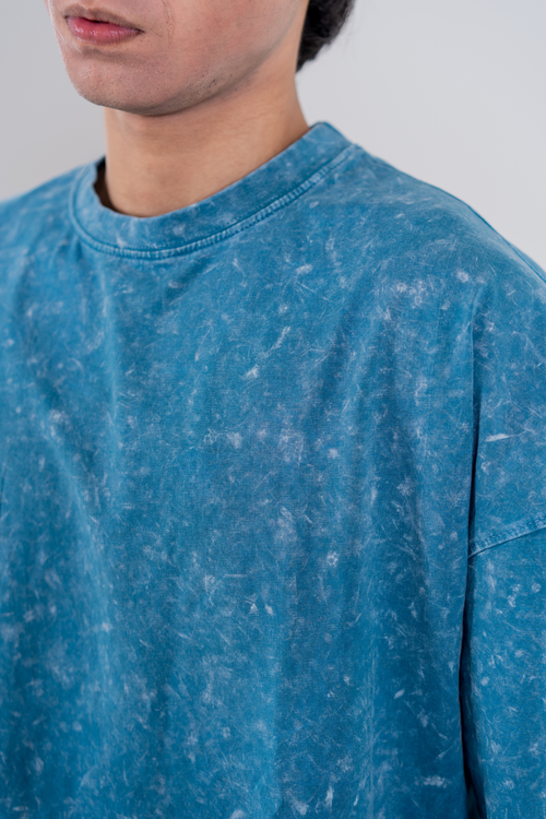 Load image 1 in gallery view. Men’s Full Pour Acid Wash Tee – Ocean Mineral