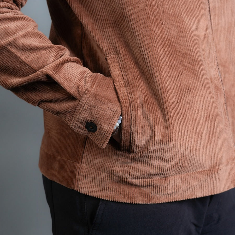 Cord Jacket- Dark Brown