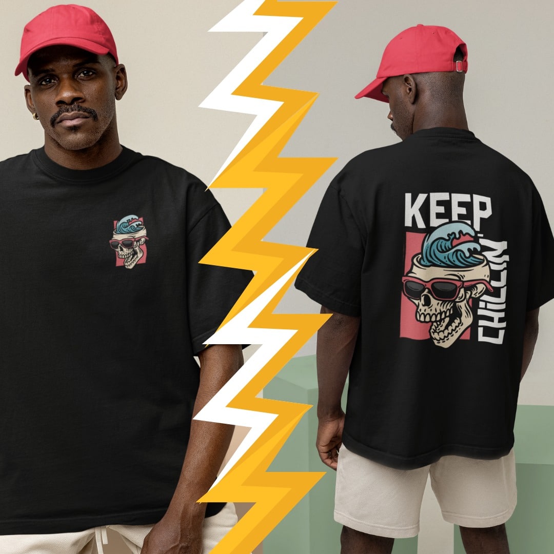 Funky Printed Oversized Drop Shoulder T-Shirts for Men | Comfortable Cotton Fabric | Mad Koffee Fashion Explore our bold and vibrant funky printed oversized drop shoulder t-shirts. Made from soft, comfortable cotton fabric, these tees feature eye-catching and unique graphics. Perfect for those who love to stand out with fun, colorful, and expressive designs.