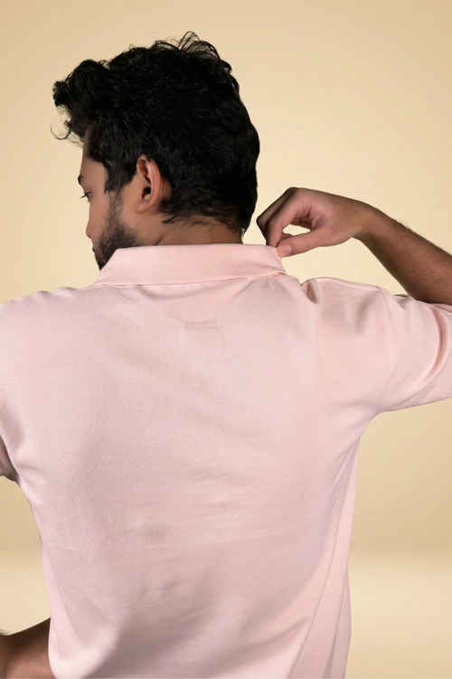 Load image 1 in gallery view. Classic Piqué Polo - Baby Pink